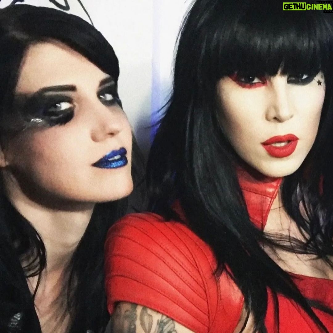Kat Von D Instagram - Happiest Birthday to my beloved friend, bandmate and sis I always wanted @sammidoll !! 🖤❤️🖤❤️