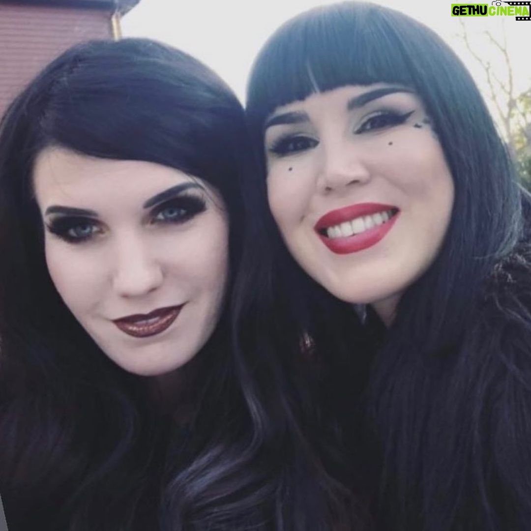 Kat Von D Instagram - Happiest Birthday to my beloved friend, bandmate and sis I always wanted @sammidoll !! 🖤❤️🖤❤️