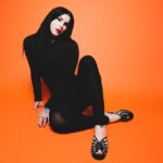 Kat Von D Instagram - The @vondshoes Adele spiderweb high heels have sold out over 5 times already - and while I will be restocking the high heel, I am excited to release the KITTEN HEEL version sooon! 🖤🕷️🕸️ Make sure to follow @vondshoes and sign up for our mailing list to be first to be notified, cuz I’m pretty sure these are gonna sell out fast, too! 🖤 #vondshoes #vegan #veganshoes