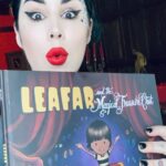 Kat Von D Instagram – TODAY’S THE DAY!!🙀 Get your copy of my first ever kid’s book: Leafar and the Magical Treasure Chest! *link in bio* 

The first 100 orders will be autographed by both @llewellyn and myself! 

Special THANK YOU to @llewellyn for drawing this entire book with me, @lumillybooks for believing in my vision and publishing this book, to @raldez for creating this beautiful video, and most importantly to my beloved son, Leafar for being my biggest inspiration of all time! 

I hope this book bring you and your family as much joy as it has mine! 🖤

#leafarandthemagicaltreasurechest