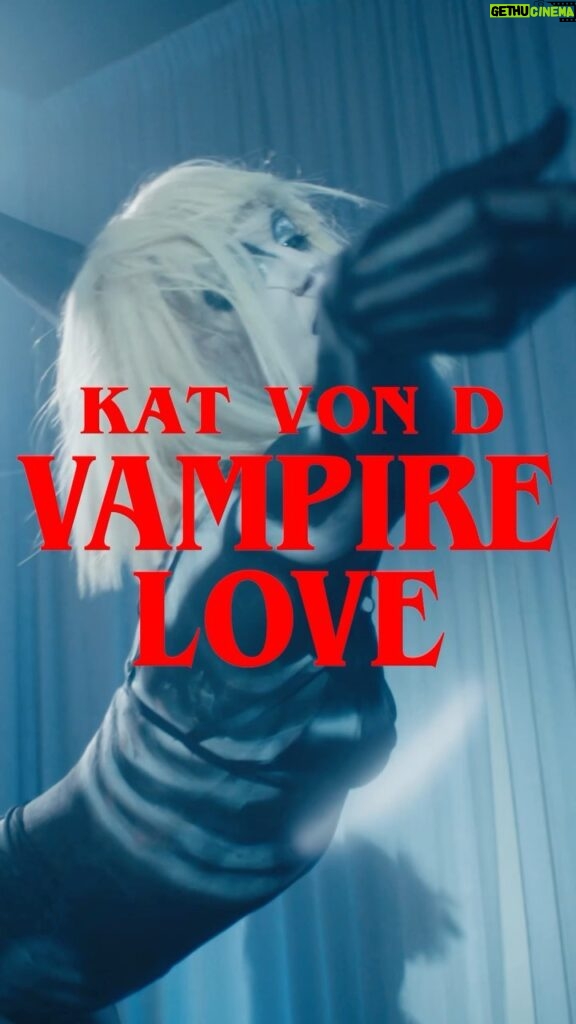 Kat Von D Instagram - “VAMPIRE LOVE” OUT NOW! 🧛🏻‍♀🖤 click the link in my bio to listen, and watch the official music video!! 🖤 Hope you all enjoy! X