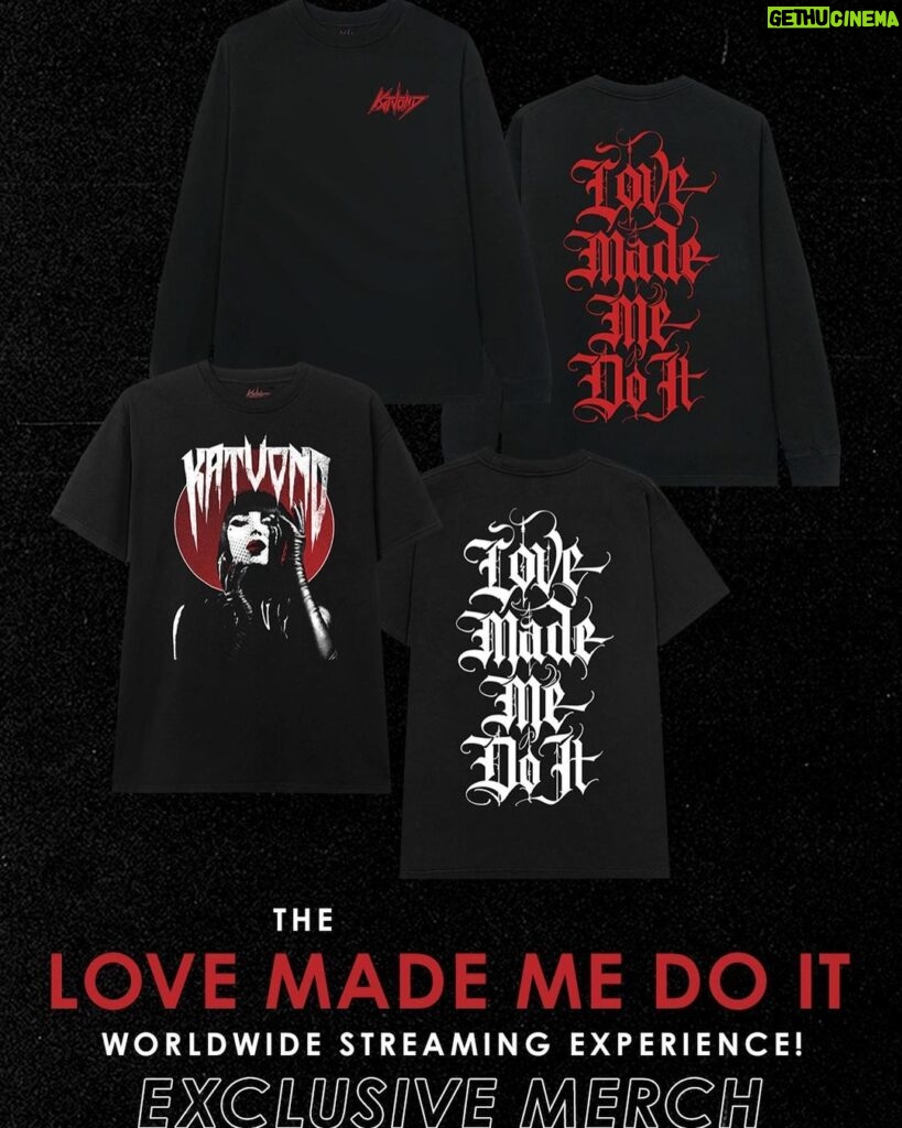 Kat Von D Instagram - ONLY TWO MORE DAYS🙀until the Love Made Me Do It WORLDWIDE STREAMING PERFORMANCE!!🙀 Tickets are available [link in bio] - I believe VIP Meet&Greet tickets might already be SOLD OUT - but you can still get tickets for the show, plus access to exclusive merch when you get your ticket to watch our special performance! NORTH + SOUTH AMERICA November 30, 6PM PST ASIA + AUSTRALIA + EUROPE December 1, 6PM GMT EUROPE + UK + AFRICA December 1, 6PM JST @momenthouse #lovemademedoit