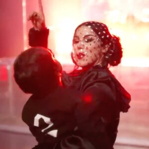 Kat Von D Instagram - Last night was monumental. Not only was our record release party a beautiful celebration with all of our dear friends, but it was also the very first time my son got to see his mama perform. I’m left with my heart so full, and excited to go on tour soon and play for all of you! Although I woke up with an immense amount of gratitude, I’m a bit tired, and am going to spend today with my family, but will post more from the record release party later for you! I love you all so much. X #lovemademedoit 🎥: @raldez Star veil: @awongolding Dress: @thevampireswife The Belasco