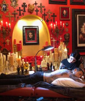 Kat Von D Instagram - As some of you know, we recently purchased a beautiful home on a bit of land in rural Indiana, and the more time we spend out there we realize we feel more at home there than we do here in LA. 

After much thought, we have decided we will permanently be moving to Indiana at the end of this year. We plan on selling our beautiful home here, and I will most likely open a private studio in Indiana once we are done with the house remodel there. 

This means that, sadly, I will be closing my beloved tattoo shop @highvoltagetat here in West Hollywood on Dec 1.  I didn’t think it would make sense to keep it open if I wasn’t present, and aside from coming back to work on music with my band, we don’t plan on returning to LA very often. 

With that being said, we will be celebrating the HvT legacy this next month and a half by tattooing regularly at the shop, and welcome all of you to come and get tattooed by one of my talented fellow artists in the month of November!  Appointments are booking up quickly, so I suggest either coming by the shop and setting up time, or going to highvoltagetattoo.com and making your appointment! 

I also strongly suggest following my talented fellow artists to see where they end up going in their journey!

I’d like to thank my beloved tattoo family that I’ve had the honor and privilege of working alongside, 

And a very special THANK YOU to all you wonderfully supportive folks who have come through @highvoltagetat over the years!  Whether you came by to get tattooed, buy a tshirt, or just take a photo and say hi, I adore you for showing my little shop so much love! 

Thank you for 14 years of love + tattooing!

#highvoltagetattoo #hvt