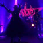 Kat Von D Instagram - A few performance shots from the Love Made Me Do It record release party! 🖤 I’m still buzzing over how good it felt to finally share the stage with my amazing bandmates: @sammidoll @mrpharmacist72 @daveparley @brynnroute! Huge thank you to @officialcharo for introducing us on stage, and to all of our friends + family that came to celebrate with us! This party made me even more excited to go on tour soon and do this in an even bigger way! For tickets, click the link in my bio! Because everyone is asking: My star eye piece was made by @awongolding My dress by: @asanchezfashion My shoes: coven buckle shoes by @vondshoes #lovemademedoit The Belasco