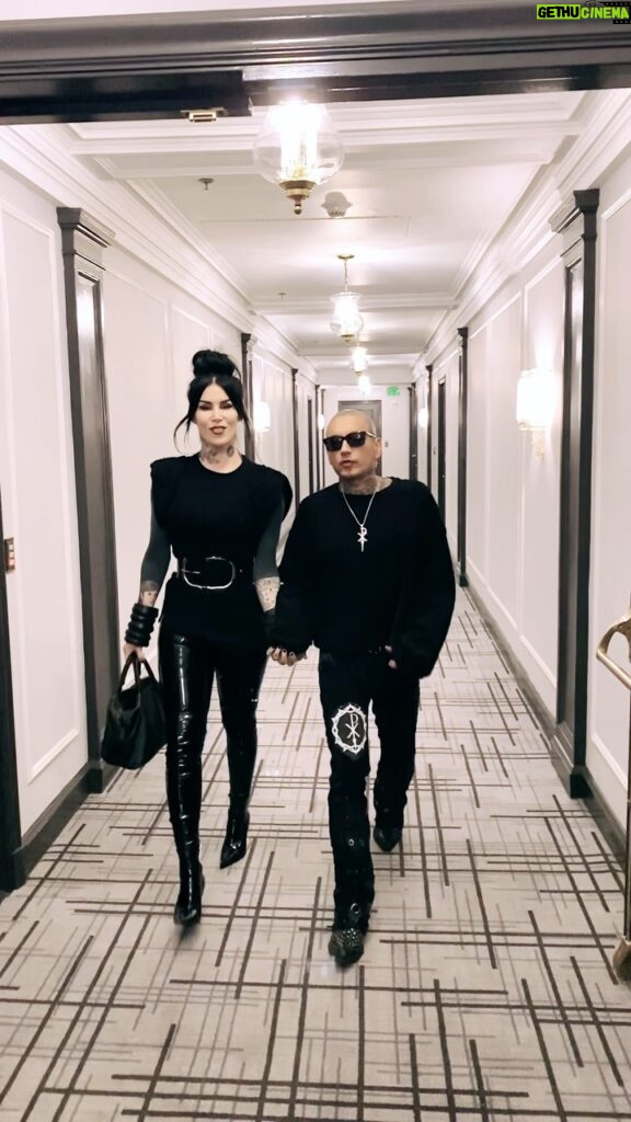 Kat Von D Instagram - No one else I’d rather be on this path with than you, @prayers. 🖤🖤 #envidayenmuerte