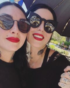 Kat Von D Instagram - Leafar’s first time going to Disneyland! ❤️🏰 with @prayers + @iamleah! 🏰❤️