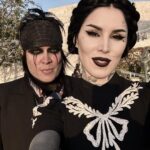 Kat Von D Instagram – A perfect day to catch a sunset and see my favorite paintings at the @gettymuseum with @llewellyn 🖤 The Getty Museum And Gardens