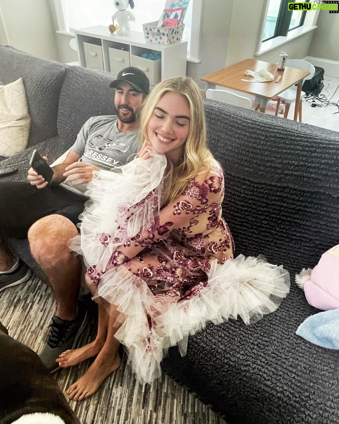 Kate Upton - 74.1K Likes - This is what having a photoshoot during quarantine looks like... playing dress up at the house!
