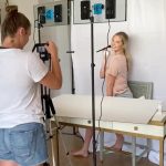 Kate Upton Instagram - @yutsai88 and I had to get creative to get the campaign shots for @foundactive during quarantine. Yu Tsai on FaceTime directing while watching the ipad feed, Lizzy was shooting and Vivi was napping. Thank goodness @tonya.riner.makeup didn’t have to be virtual to do my hair & makeup!