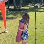 Kate Upton Instagram - Vivi decided to join today’s workout. 🤣