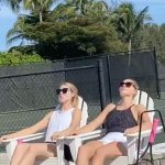 Kate Upton Instagram - Got a babysitter so we could play tennis today... @christie.upton @foundactive