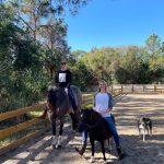 Kate Upton Instagram - Either I have long legs or this horse has short legs... okay maybe it’s both.