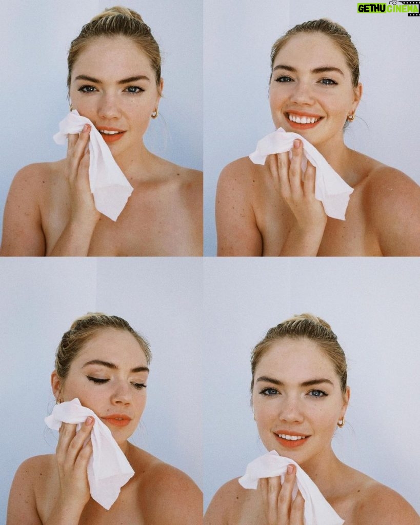 Kate Upton Instagram - The “just got drenched in sweat during a workout but I have a million things to do immediately after but also don’t want to breakout everywhere” wipes. 10/10 highly recommend. #foundactive