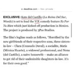 Kate del Castillo Instagram - 🙏♥️🎬🎥🎦📽️