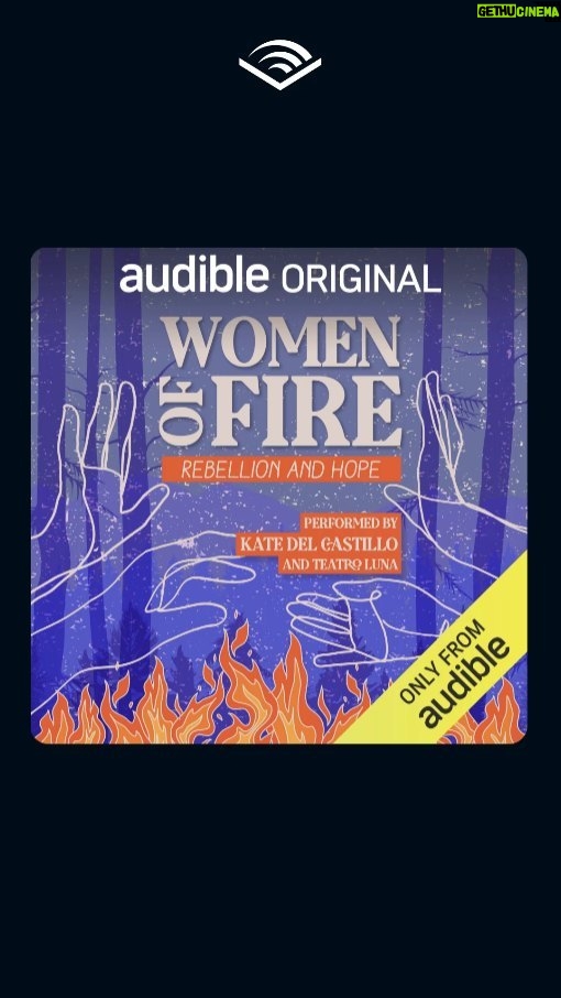 Kate del Castillo Instagram - My new audiobook is finally here! 🎉 Women of Fire: Rebellion and Hope A project empowering the voices of indigenous women who continue to be part of an ongoing process of restitution. Tune in now, only on @audible link in bio. #audible #womenoffire #audibleoriginal #audiobook #newrelease #tunein #KateDelCastillo
