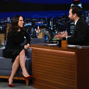 Kate del Castillo Instagram - Thanks to @jimmyfallon for supporting Spanish speaking shows! So happy to be back on The Tonight Show! #jimmyfallon @reinadelsurtv @fallontonight