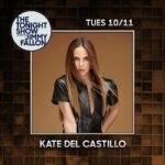 Kate del Castillo Instagram - Esta noche @JimmyFallon and @FallonTonight #FallonTonight New York, New York