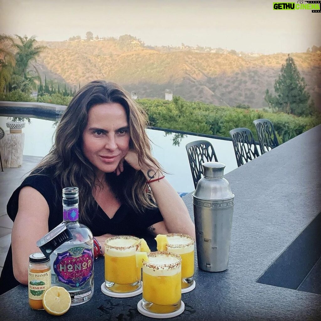 Kate del Castillo Instagram - Enjoy @tequilahonor anytime anywhere #tequila 😋photo @bahena00 ♥️