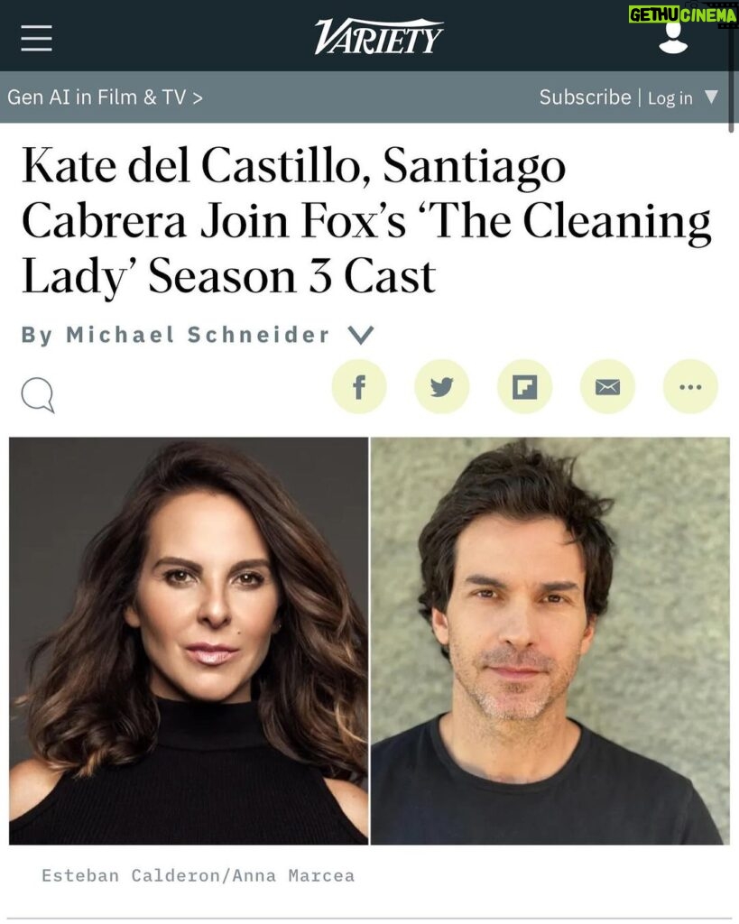 Kate del Castillo Instagram - Can’t wait!! Exciting! #thecleaninglady 3rd season! Woohoooooo!! ♥️😈