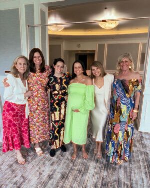 Katie Couric Instagram - Three weeks until B day!  Ellie’s baby shower was a celebration of love and friendship through the years.  If I couldn’t  fit you here check my stories tomorrow. Thank you to everyone who came and made it so special for Ellie and the baby to be!  Bringing a baby into the world—the ultimate act of love and hope. I am so excited!!! (What do you think she’s having? It’s going to be a delivery room surprise!!!!) 💗💙👶🏻🧸🍼🚂