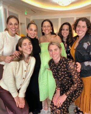Katie Couric Instagram - Three weeks until B day!  Ellie’s baby shower was a celebration of love and friendship through the years.  If I couldn’t  fit you here check my stories tomorrow. Thank you to everyone who came and made it so special for Ellie and the baby to be!  Bringing a baby into the world—the ultimate act of love and hope. I am so excited!!! (What do you think she’s having? It’s going to be a delivery room surprise!!!!) 💗💙👶🏻🧸🍼🚂