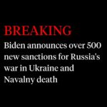 Katie Couric Instagram - 🚨The United States is imposing sanctions on more than 500 targets it says contribute to Russia’s war machine. Per @npr reporting, the White House announced the move Friday, a day before the second anniversary of Russia’s full-scale invasion of Ukraine. The sanctions focus on Russia’s core financial infrastructure, as well as people and entities in other countries the U.S. says are helping supply Russia with critical technology and equipment, and to evade sanctions. In a statement issued by the White House, President Biden said Ukraine is “running out of ammunition.” He called on the House of Representatives to approve new military aid for Ukraine, which is being blocked by Republicans. “History is watching,” the president said. “The failure to support Ukraine at this critical moment will not be forgotten.” The measures are the largest sanctions imposed since Russia’s full-scale invasion of Ukraine on Feb. 24, 2022, the Treasury Department said. Among the companies sanctioned is Russia’s state-owned National Payment Card System Joint Stock Co., which operates a payment system widely used in Russia, the Treasury said. Scores of Russian companies producing tanks, lasers and other technology for the war effort are also targeted.