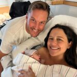 Katie Couric Instagram - John Albert Dobrosky was born on his due date, Saturday, March 23rd at 8:23 am, just shy of seven pounds. He will be called Jay in honor of his maternal grandfather. Albert is after Mark’s paternal grandfather. Mom and Dad (Ellie and Mark) are over the moon 🌕 (it was a full moon) I am thrilled to have my first grandchild, Carrie can’t wait to be a cool Aunt and Molner is enjoying handing out cigars. We feel so blessed. 💙🥰🍼👶🏻💙 I wrote about the special day in Wake-Up Call, so click the link in my bio to read it! ❤️