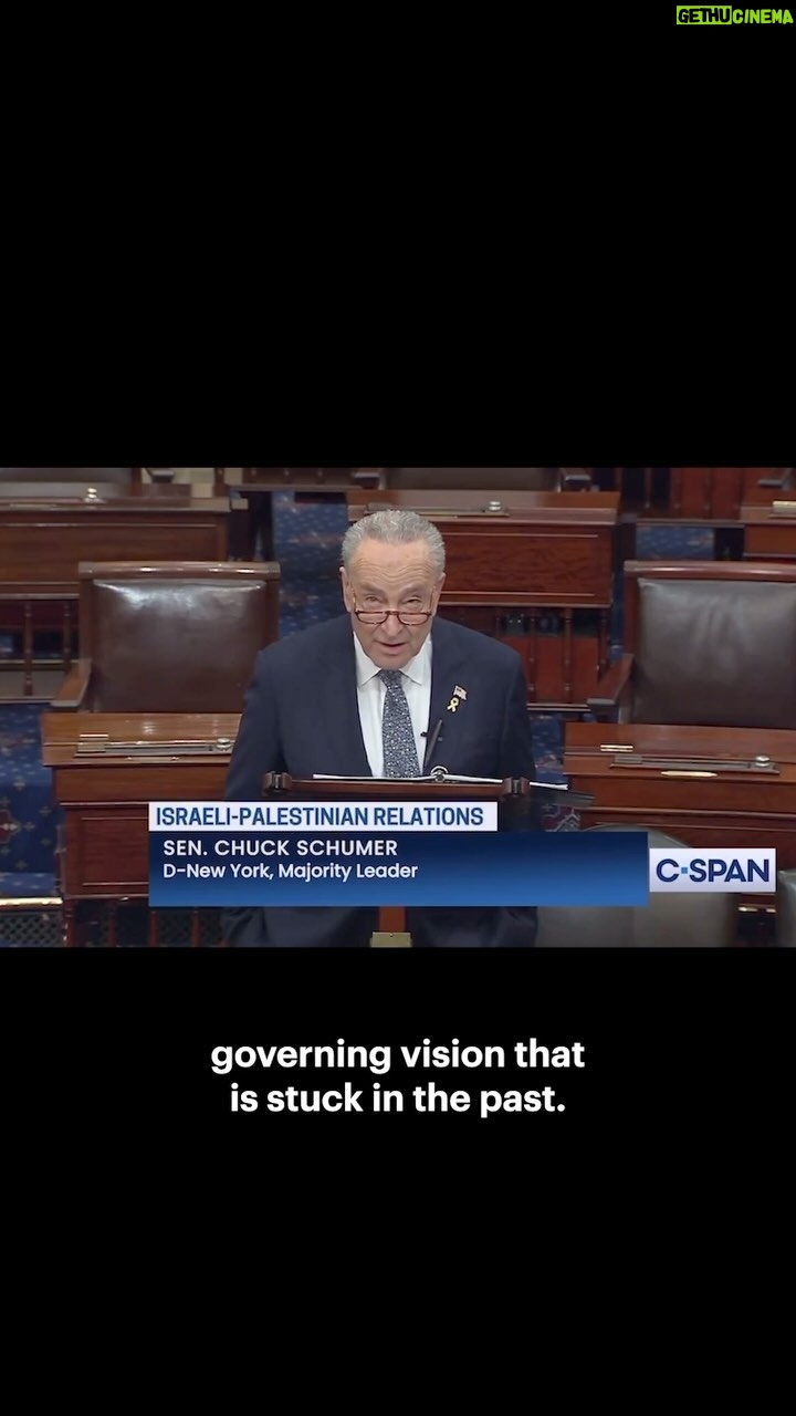 Katie Couric Instagram - “Israel cannot survive if it becomes a pariah.” On Thursday, Senator Chuck Schumer, Democrat of New York and the highest-ranking Jewish elected official in the United States, delivered a pointed speech on the Senate floor excoriating Prime Minister Benjamin Netanyahu of Israel as a major obstacle to peace in the Middle East and calling for new leadership in Israel, five months into the war. Per the @nytimes, many Democratic lawmakers have condemned Mr. Netanyahu’s leadership and his right-wing governing coalition, and President Biden has even criticized the Israeli military’s offensive in Gaza as “over the top.” But Mr. Schumer’s speech amounted to the sharpest critique yet from a senior American elected official — calling for new elections in Israel, describing Netanyahu as an “obstacle to peace,” and urging Israel to “do better,” citing the estimated tens of thousands of Palestinian civilians killed. Credit: @cspan