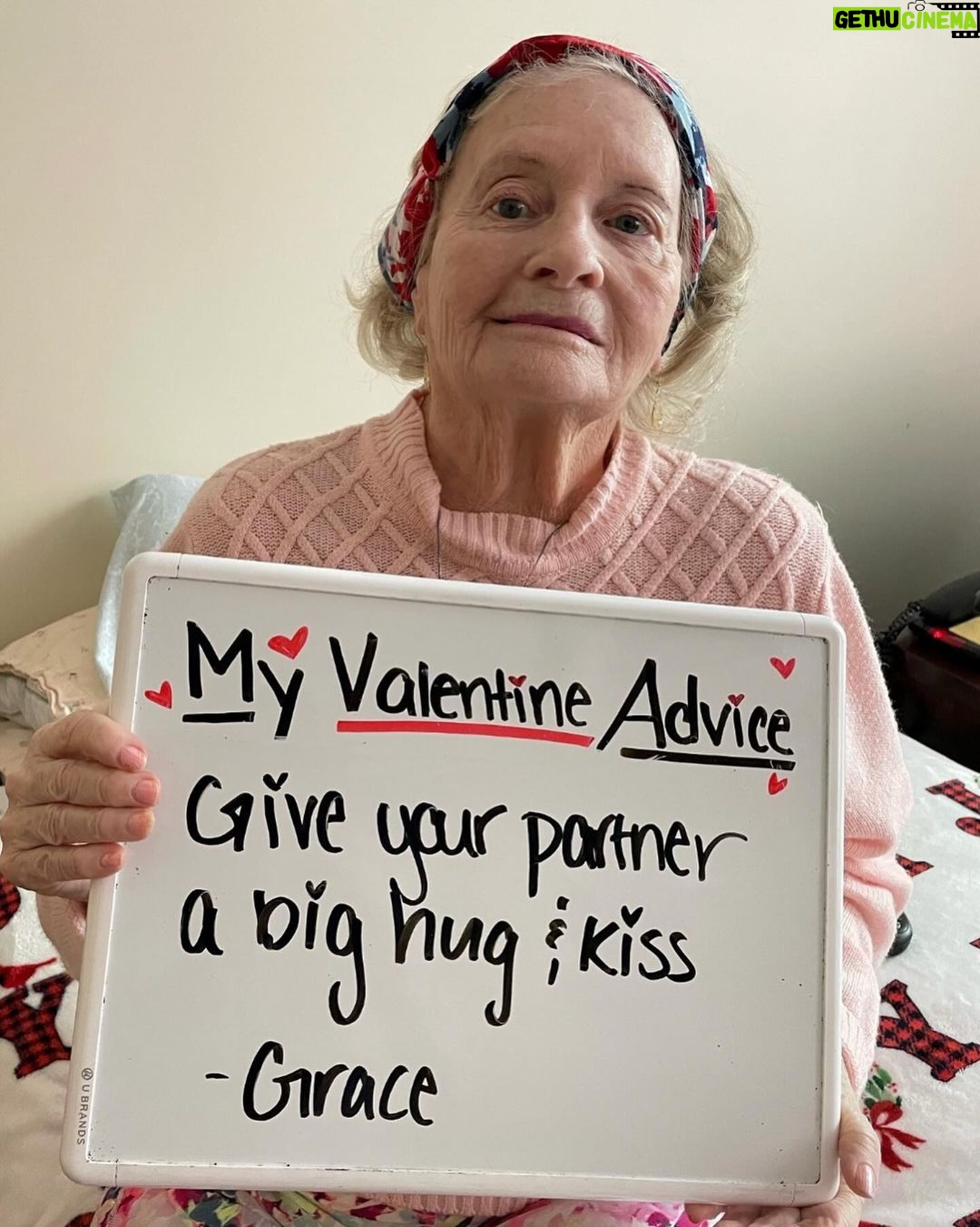 Katie Couric Instagram - Listen to your elders, kids! How sweet are these residents at Warde Senior Living in Windham, New Hampshire who shared their best relationship advice?! 🥹❤️💕 HAPPY VALENTINES DAY to my IG community who I love so much. 🫶 Credit: @storyfulvideo #valentines #valentinesday #vday #love