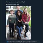 Katie Couric Instagram - After weeks of speculation regarding her health and whereabouts, Kensington Palace released an official photo of Catherine, Princess of Wales on Sunday — the first official photograph of Kate, 42, since her abdominal surgery on January 16. As a reminder, the princess had not been seen officially in public since Christmas Day after but was photographed unofficially in a car being driven by her mother Carole Middleton last week. The never-before-released snap shows the Princess of Wales dressed casually in jeans and boots. She’s surrounded by her children, Prince Louis, Prince George, and Princess Charlotte, who are sporting sweaters and big smiles. The photo was likely released to quell all the rumors circulating online about the Princess of Wales, but people were quick to point out some odd discrepancies in the image. The Associated Press said that after a post-publication inspection of the photograph, its editors determined that the image “shows an inconsistency in the alignment of Princess Charlotte’s left hand.” The source of the photo, it said, “had manipulated the image in a way that does not meet A.P.’s photo standards.” Several Picture agencies issued a “kill notice” halting future distribution of the picture, including Getty Images, Associated Press, Agence France-Presse, Shutterstock, PA and Reuters. On Monday, the Princess of Wales tweeted from her official account: “Like many amateur photographers, I do occasionally experiment with editing,” Catherine wrote in a post on social media. “I wanted to express my apologies for any confusion the family photograph we shared yesterday caused.” The Palace said in statement today to the Press Association that the Waleses’ press team will not be releasing the original image of the princess and her children. We have more info in today’s issue of Wake-Up Call, which you can read at the link in my bio. What are your thoughts about all of this hubbub? Let me know. 👇