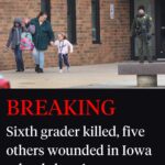 Katie Couric Instagram - 🚨 At least one person was killed in a shooting at a school in Perry, Iowa, on Thursday, according to Iowa Division of Criminal Investigation Assistant Director Mitch Mortvedt. That person was a sixth-grade student at the middle school, he said during a news conference. Five others were wounded and one of the victims is in critical but not life-threatening condition. The other four people injured in the shooting are in stable condition. Mortvedt said the shooter was armed with a pump action shotgun and a small caliber handgun. He said the shooter made several social media posts in and around the time of the shooting. The shooter died from a self-inflicted gunshot wound, Mortvedt said. This is a developing story with more updates to come. #breakingnews