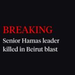 Katie Couric Instagram - 🚨The deputy head of Hamas and two leaders of its armed wing were killed in an explosion in Lebanon on Tuesday, the group said on its official Telegram channel. @nytimes is reporting that the deputy leader, Saleh al-Arouri, died in an explosion in a suburb of Beirut, according to Hamas. Lebanese state media reported that the blast occurred amid a meeting between Palestinian factions at a Hamas office. Eleven other people were injured in the attack, the agency reported. Mr. Arouri, one of the founders of Hamas’s military wing, the Al-Qassam Brigades, was elected the deputy chairman of Hamas’s political bureau in October 2017, accelerating what analysts and Israel officials contended was a closer relationship between Hamas and Hezbollah. Soon after his election, Mr. Arouri began to expand Hamas’s paramilitary infrastructure in Lebanon. This is a developing story with updates to come. #breakingnews
