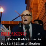 Katie Couric Instagram - A jury awarded $148 million in damages on Friday to two former Georgia election workers, Ruby Freeman and Shaye Moss, who sued Rudy Giuliani for defamation over lies he spread about them in 2020. Per @nytimes reporting,the jury awarded Ms. Freeman and Ms. Moss a combined $75 million in punitive damages. It also ordered Mr. Giuliani to pay compensatory damages of $16.2 million to Ms. Freeman and $16.9 million to Ms. Moss, as well as $20 million to each of them for emotional suffering. Over hours of emotional testimony, Ms. Freeman and Ms. Moss described how their lives had been completely upended after Dec. 3, 2020, when Mr. Giuliani first suggested that they had engaged in election fraud to tilt the result against Mr. Trump in Georgia, a critical swing state. The women, who are Black and are mother and daughter, were soon flooded with expletive-laden phone calls and messages, threats and racist attacks, they testified. People said they should be hanged for treason or lynched; others told them they fantasized about hearing the sound of their necks snapping. Mr. Giuliani did not testify at the trial. His lawyer, Joseph Sibley IV, told the jury that his client, the former New York mayor and federal prosecutor, should not be held responsible for abuse directed to Ms. Freeman and Ms. Moss by others.