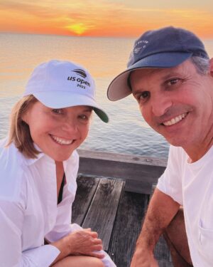 Katie Couric Instagram - Happy birthday to me…thank you @johnmolner for sweeping me away to @fsnevis for a romantic bday celebration! And thank you to everyone here for making me feel so special. ❤️

Here are my tips for aging well (which granted I don’t always do!)
1. Have an attitude of gratitude 
2. Move your body even if there is a little more of it to move 
3.  Don’t be too hard of yourself (perfect is the enemy of good) 
4. Keep your reading glasses off when you look in the mirror 🤓 
5. Never stop being curious and open to learning
6. You get what you give 
7. Be empathetic and compassionate. 
8. Listen to music that makes you happy (or contemplative, depending on your mood)
9. Don’t take anyone or anything for granted—tell the people in your life how much they mean to you.
10. Never lose that sense of wonder (like when we saw a hummingbird this morning)
I’m sure I could think of some more, but 10 is a nice number. Oh and also laugh a lot. (And eat chocolate cake for breakfast apparently) 
I’m grateful for all of you. 
Birthday wishes welcomed and strongly encouraged. ❤️ #fsnevis #ageisjustanumber #i❤️bdays #67baby