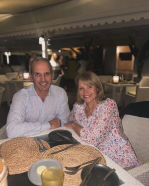 Katie Couric Instagram - Happy birthday to me…thank you @johnmolner for sweeping me away to @fsnevis for a romantic bday celebration! And thank you to everyone here for making me feel so special. ❤️

Here are my tips for aging well (which granted I don’t always do!)
1. Have an attitude of gratitude 
2. Move your body even if there is a little more of it to move 
3.  Don’t be too hard of yourself (perfect is the enemy of good) 
4. Keep your reading glasses off when you look in the mirror 🤓 
5. Never stop being curious and open to learning
6. You get what you give 
7. Be empathetic and compassionate. 
8. Listen to music that makes you happy (or contemplative, depending on your mood)
9. Don’t take anyone or anything for granted—tell the people in your life how much they mean to you.
10. Never lose that sense of wonder (like when we saw a hummingbird this morning)
I’m sure I could think of some more, but 10 is a nice number. Oh and also laugh a lot. (And eat chocolate cake for breakfast apparently) 
I’m grateful for all of you. 
Birthday wishes welcomed and strongly encouraged. ❤️ #fsnevis #ageisjustanumber #i❤️bdays #67baby