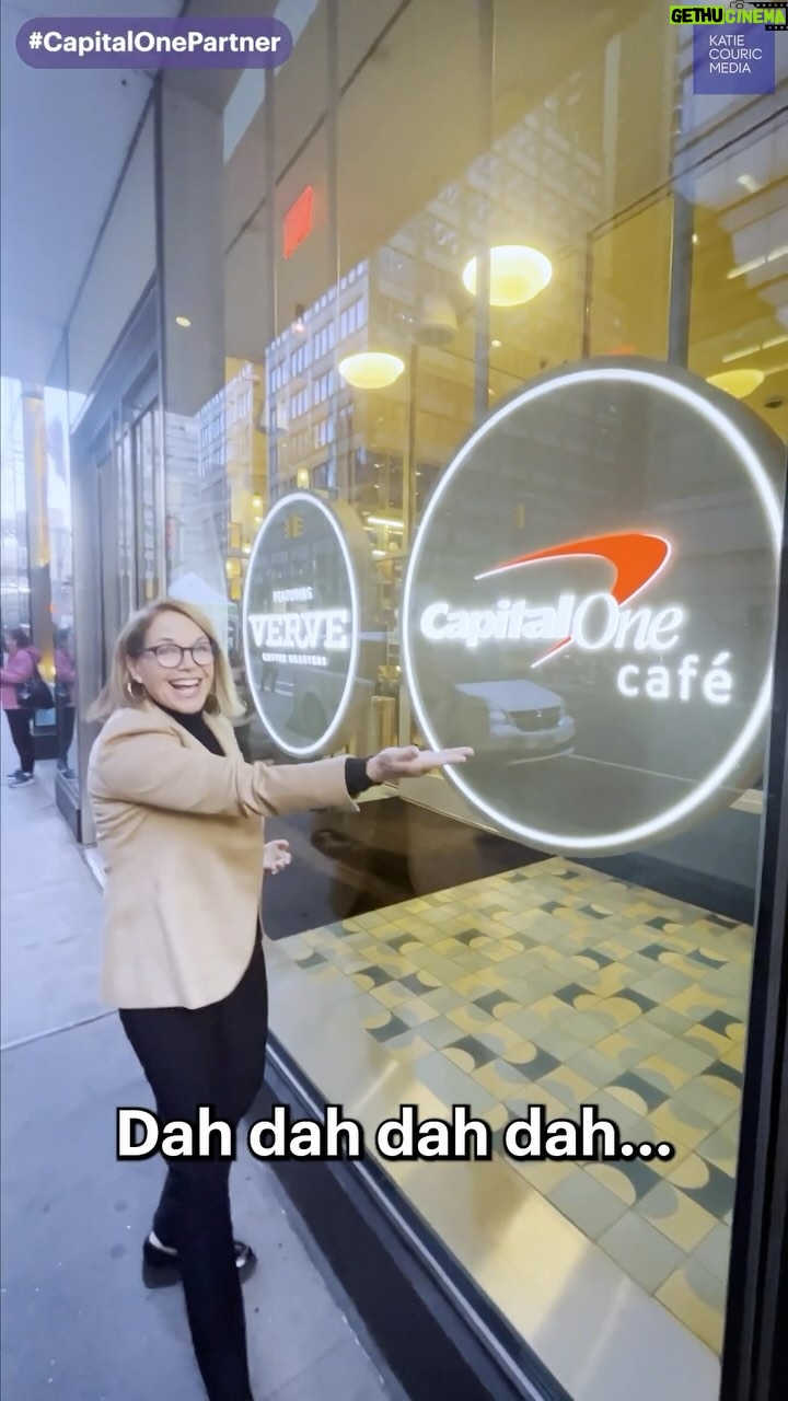 Katie Couric Instagram - #CapitalOnePartner At @katiecouricmedia, we’re all about elevating spaces that spark curiosity and build community. 💪 That’s why I had to check out midtown Manhattan’s very own @capitalonecafe! Everyone is welcome at these spots and @capitalone ambassadors are present to answer any banking questions you may have. The best part? No one will try to sell you anything so you’re able to work, study, relax, or sip your caffeinated beverage in peace! ☕ The Café has plenty to offer, no matter the day of the week, so click the link in my bio to learn more. 🔗 Banking products and services provided by Capital One, N.A., Member FDIC.