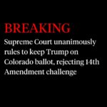 Katie Couric Instagram - 🚨The Supreme Court on Monday restored Donald Trump to 2024 presidential primary ballots, rejecting state attempts to hold the Republican former president accountable for the Capitol riot. Though the justices offered different reasons, the decision was unanimous. All agreed that individual states may not bar candidates for federal office under a constitutional provision, Section 3 of the 14th Amendment, that bars insurrectionists from holding office. The outcome ends efforts in Colorado, Illinois, Maine and elsewhere to kick Trump, the front-runner for his party’s nomination, off the ballot because of his attempts to undo his loss in the 2020 election to Democrat Joe Biden, culminating in the Jan. 6, 2021, attack on the Capitol. Colorado’s Supreme Court, in a first-of-its-kind ruling, had decided that the provision, Section 3, could be applied to Trump, who that court found incited the Capitol attack. No court before had applied Section 3 to a presidential candidate. The case was decided by a court that includes three justices appointed by Trump when he was president. They have considered many Trump-related cases in recent years, declining to embrace his bogus claims of fraud in the 2020 election and refusing to shield tax records from Congress and prosecutors in New York. Thoughts? #trump #scotus #politics #news #breakingnews #election