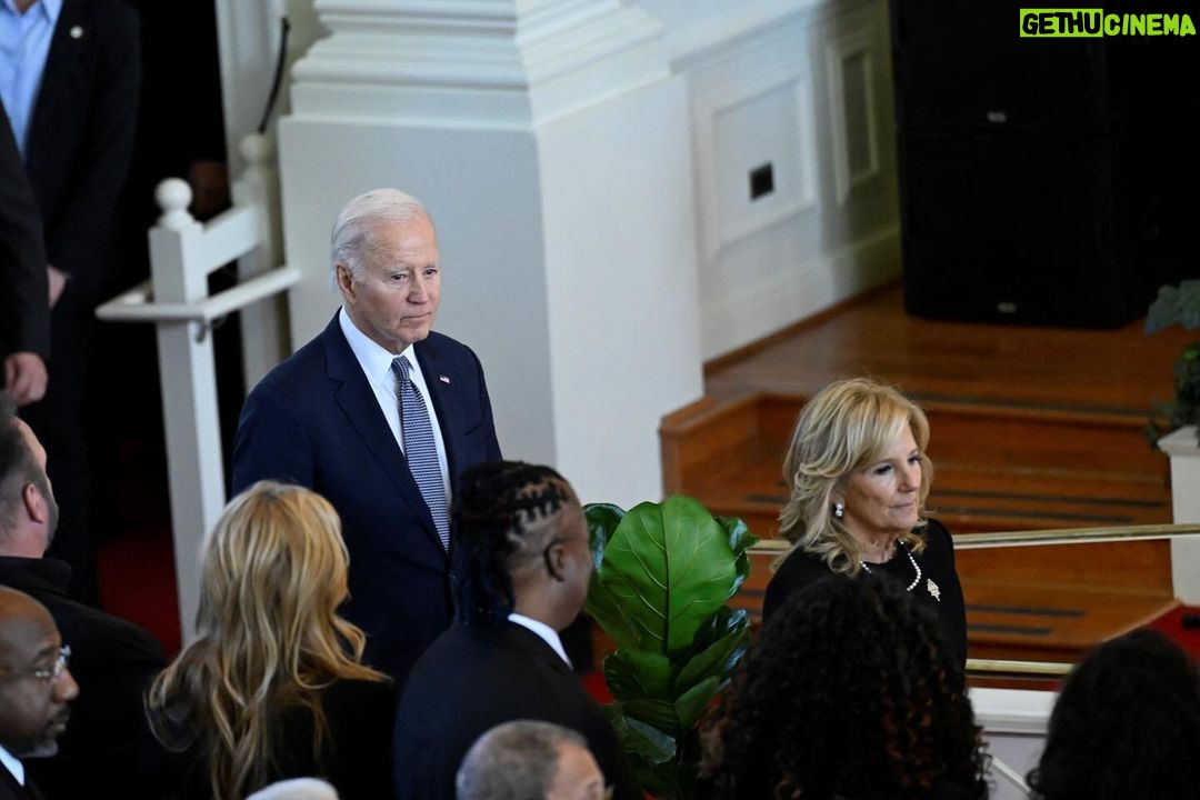 Katie Couric Instagram - Family and friends honored the life of former first lady Rosalynn Carter in a tribute service Tuesday at Glenn Memorial United Methodist Church in Atlanta. She was remembered as a loving grandmother, humanitarian and mental health advocate. Former President Jimmy Carter, who is 99 and receiving hospice care at home, attended the service. While he did not deliver remarks due to health challenges, a love letter he sent Rosalynn 75 years ago was read by his daughter during the service. President Joe Biden and first lady Jill Biden, Vice President Kamala Harris, former President Bill Clinton and former first ladies Hillary Clinton, Laura Bush, Michelle Obama and Melania Trump also attended. The ceremonies began Monday with a motorcade carrying her remains to the Jimmy Carter Presidential Library and Museum where she laid in repose. On Wednesday, the funeral procession will arrive at Maranatha Baptist Church in Plains, Georgia, with a service for family and invited friends. 📸: @gettyimages #rosalynncarter #jimmycarter #thecarters #georgia
