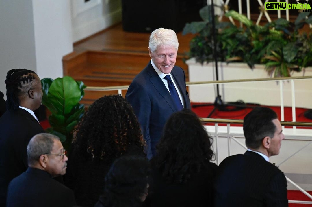 Katie Couric Instagram - Family and friends honored the life of former first lady Rosalynn Carter in a tribute service Tuesday at Glenn Memorial United Methodist Church in Atlanta. She was remembered as a loving grandmother, humanitarian and mental health advocate. Former President Jimmy Carter, who is 99 and receiving hospice care at home, attended the service. While he did not deliver remarks due to health challenges, a love letter he sent Rosalynn 75 years ago was read by his daughter during the service. President Joe Biden and first lady Jill Biden, Vice President Kamala Harris, former President Bill Clinton and former first ladies Hillary Clinton, Laura Bush, Michelle Obama and Melania Trump also attended. The ceremonies began Monday with a motorcade carrying her remains to the Jimmy Carter Presidential Library and Museum where she laid in repose. On Wednesday, the funeral procession will arrive at Maranatha Baptist Church in Plains, Georgia, with a service for family and invited friends. 📸: @gettyimages #rosalynncarter #jimmycarter #thecarters #georgia