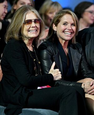 Katie Couric Instagram - Many of us owe a huge debt of gratitude to @gloriasteinem on this day, her 90th birthday. As the undisputed leader of second wave feminism, Gloria’s activism has paved the way on the path to equal rights.  She is an unparalled advocate for social justice, reproductive rights and on top of that, she’s simply a remarkable human—kind, generous and compassionate. 💟 Gloria, we send you wishes for the happiest birthday today. But we are also sending you a giant thank you for everything you’ve done and everything you are. 🙌