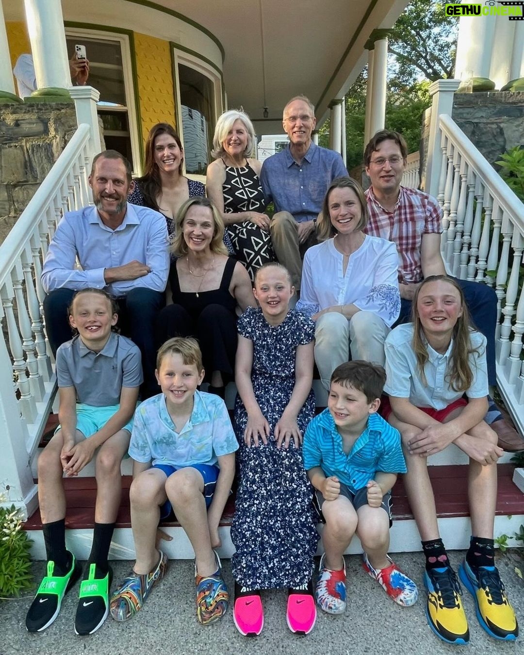 Katie Couric Instagram - Today is International Day of Happiness! Here are ten pictures that make me (really) happy! ❤️ 1. My girls, a boat, and a sunset (that’s three in one!) 2. Traveling and being married to @johnmolner 3. My bonus kids Allie and Henry 4. My extended family who I couldn’t fit into one photo. This is my sister Kiki with her kids/grandkids. But also my brother Johnny and his fam and my late sister Emily’s fam 5. People like @tracy.pollan and @realmikejfox who are making such a difference in the world 6. Dancing 7. My future grandchild (hoping for that very soon!) 8. Snorkeling 9. Doing “Blue Steel” with @benstiller 10. Lilacs Check out my Instagram stories for other things that make me happy and let me know what brings you joy in the comments below. 😊 #internationaldayofhappiness