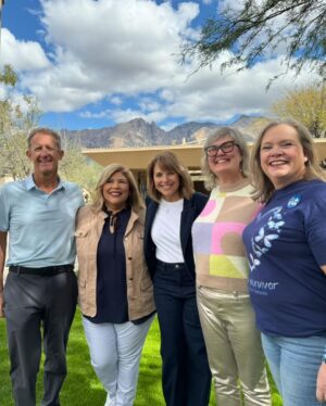 Katie Couric Instagram - Before I go into full baby watch mode, I wanted to share some photos from Tucson and the @cologuard_classic golf tournament. We had a wonderful time with our friends from Exact Sciences and @jkelly13pga who approached the CEO and our friend Kevin Conroy about hosting this tournament and it was off to the races!  I met some folks who were screened with @cologuard and that saved their lives. Also spent time with so many great advocacy groups who are working hard to raise awareness about colorectal cancer screening. And it was so great to see @craigmelvinnbc as well, though he too is a member of a club no one wants to join, having lost his brother Lawrence to colon cancer. (And while we were there, the @katiecouricmedia team put together a great PSA that I will post tomorrow.) So here’s the drill friends: if you’re 45 or over talk to your doctor about getting screened. This is the second leading cancer killer of men and women combined but it doesn’t have to be this way!!! Early detection saves lives. Period. And if you’re under 45 (there’s been a disturbing trend of younger people getting diagnosed with this disease) please be aware of symptoms: blood in your stool, change in stool color or shape, unexplained weight loss, fatigue, bloating and generally feeling unwell.  Advocate for yourself!  Find a doctor who will listen and not blow you off. Since we have several more days in March, I will continue to post about this because I love my followers (well, most of them lol) and I want you to stay healthy!!!!! (At some point, these posts may be interrupted by a photo of a beautiful baby btw) But PLEASE get screened!!! Do it for yourself and for the people you love.❤️ (and how do I get these gross porn bots from my account when I’m trying to save lives??????? 🫤)
