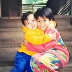 Katsamonnat Namwirote Instagram - Guess who is me left or right hehe ✨🐱 Happy Children's day 👶🏻