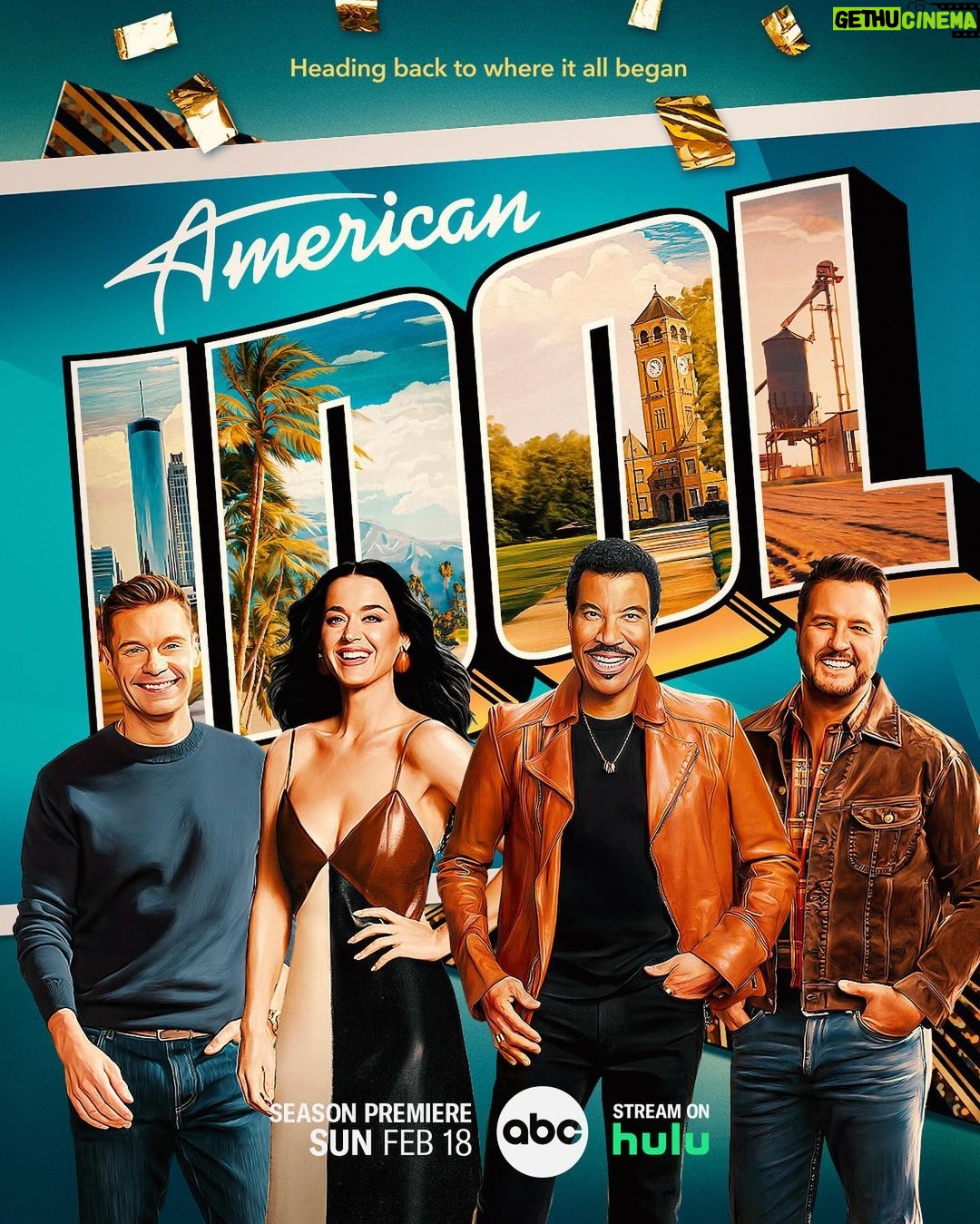 Katy Perry Instagram - OMG YER FINALLY GONNA GET OUR ORIGIN STORIES ๐ฎ Come visit @lukebryan @lionelrichie and my hometowns ๐ค The @americanidol journey begins on Feb 18th with the season premiere at 8/7c on ABC and Stream on Hulu!