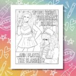 Katya Zamolodchikova Instagram - We heard you asking for a sneak peek at the pages in our official coloring book and we love to give the people what they want. Color us in! Link in bio 🎨💖