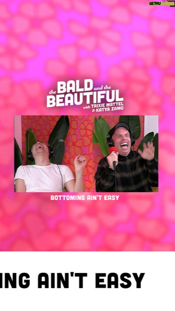 Katya Zamolodchikova Instagram - Bottoming Ain't Easy with Trixie and Katya | The Bald and the Beautiful with Trixie and Katya As part of Pride, we'd like to remind everyone about the 4 P's for bottoming: Practice, Preparation, Protect, and Pray: Practice on weeknights, at lunchtime, or even during your commute. Prepare by using an enormous amount of lube from that economy size bucket you purchased for the April 2020 orgy that never happened. Protect by always wearing a prophylactic, even if it's one that was thrown at you during a Pride parade. And lastly, pray to the pagan god of bottoming Assilopochtli, for they will ensure that you have a wonderful experience filled with joy and jubilation. New to Etsy? Use the code NEW for ten percent off your first purchase. That’s code NEW. Maximum discount value of fifty dollars. Offer ends June 30th, 2023. See terms at https://Etsy.com/terms It’s time for you to experience a new skin health routine at a discounted rate today! Get 15% off OneSkin with the code BALD at https://www.oneskin.co/ Follow Trixie: @TrixieMattel Follow Katya: @Katya_Zamo To watch the podcast on YouTube: http://bit.ly/TrixieKatyaYT Don’t forget to subscribe to the podcast for free wherever you're listening or by using this link: http://bit.ly/baldandthebeautifulpodcast If you want to support the show, and get all the episodes ad-free go to https://thebaldandthebeautiful.supercast.com If you like the show, telling a friend about it would be amazing! You can text, email, Tweet, or send this link to a friend: http://bit.ly/baldandthebeautifulpodcast To check out future Live Podcast Shows, go to: https://trixieandkatya.com To order your copy of our latest book, "Working Girls", go to: workinggirlsbook.com To check out the Trixie Motel in Palm Springs, CA: https://www.trixiemotel.com Listen Anywhere! Apple Podcasts: http://bit.ly/baldandthebeautifulapple Spotify: http://bit.ly/baldandthebeautifulspotify Google: http://bit.ly/baldandthebeautifulgoogle #TrixieMattel #KatyaZamo #BaldBeautiful