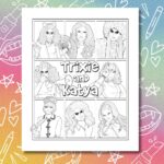 Katya Zamolodchikova Instagram - We heard you asking for a sneak peek at the pages in our official coloring book and we love to give the people what they want. Color us in! Link in bio 🎨💖