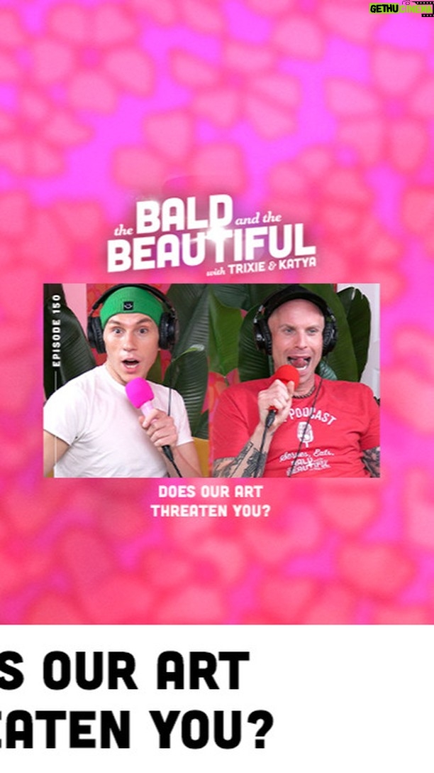 Katya Zamolodchikova Instagram - Does Our Art Threaten You? with Trixie and Katya | The Bald and the Beautiful Podcast Does our art threaten you? Does it make you completely reconsider your physical existence? Does it make you stop and question the status quo and stop sleepwalking through life like a sheep? Does it make you feel weird and nervous and uncomfortable and unsure if your houseplants want to murder you? Does it set fire to your neat little sphere of influence to the point where you cease knowing what is real and imagined? Good. Sit in that discomfort and let your soul marinate in the chaotic power that is our art. Look at our art and fear us, you prole. *Please note: this episode contains references to sexual assault. To contact the National Sexual Assault Hotline, dial 1-800-656-HOPE. This episode is sponsored by BetterHelp. Give online therapy a try at https://Betterhelp.com/BALD and get on your way to being your best self! Thirsty? Go to https://LiquidDeath.com/BALD to check out all their healthy, infinitely recyclable beverages and find your closest retailer! Visit https://LELO.com now for exclusive discounts on luxury intimacy products, and use code BALD10 at checkout for an additional 10% off your purchase! DRIVE AWAY DOLLS is only in theaters this Friday February 23rd! Visit https://DriveAwayDollsMovie.com to get tickets now! LISA FRANKENSTEIN is only in theaters now! Visit https://LisaFrankensteinFilm.com to get tickets! Pure For Men is the brand for good health and good times! Made by gay men for members of the LGBTQIA+ community. Get 20% OFF with promo code: BALD20. Head to: https://puremen.co/baldandbeautiful Follow Trixie: @TrixieMattel Follow Katya: @Katya_Zamo To watch the podcast on YouTube: http://bit.ly/TrixieKatyaYT Don’t forget to follow the podcast for free wherever you're listening or by using this link: http://bit.ly/baldandthebeautifulpodcast #TrixieMattel #KatyaZamo #BaldBeautiful