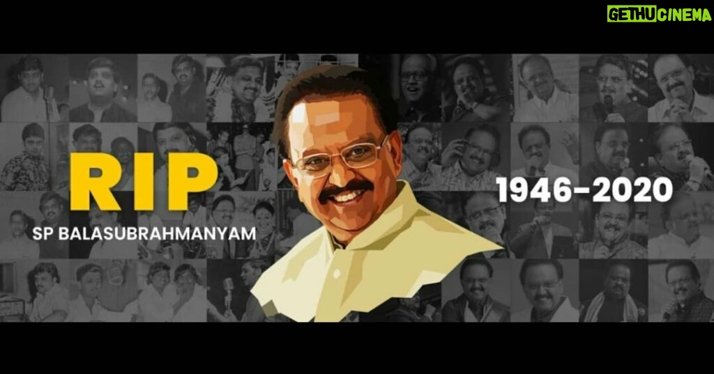 Kavin Instagram - Thank you for healing us all these years sir.. the world will miss you.. #RIPSPB sir 🙏🏼💔